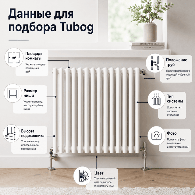 Как подготовить данные для подбора Tubog