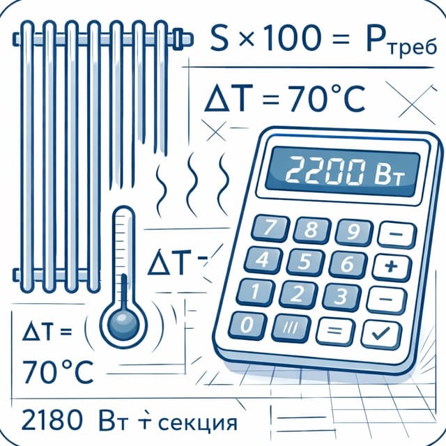Расчет мощности Tubog радиаторов
