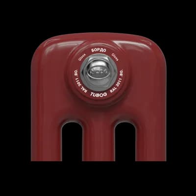 Образец цвета радиатора Rifar Tubog BO RAL 3011 Gloss Бордо