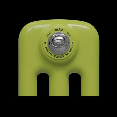 Образец цвета радиатора Rifar Tubog LM RAL 6039 Gloss Лайм