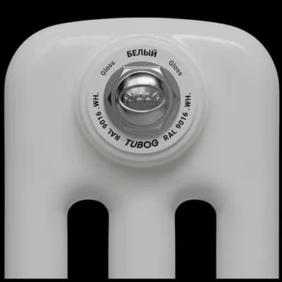 Образец цвета радиатора Rifar Tubog WH RAL 9016 Gloss Белый