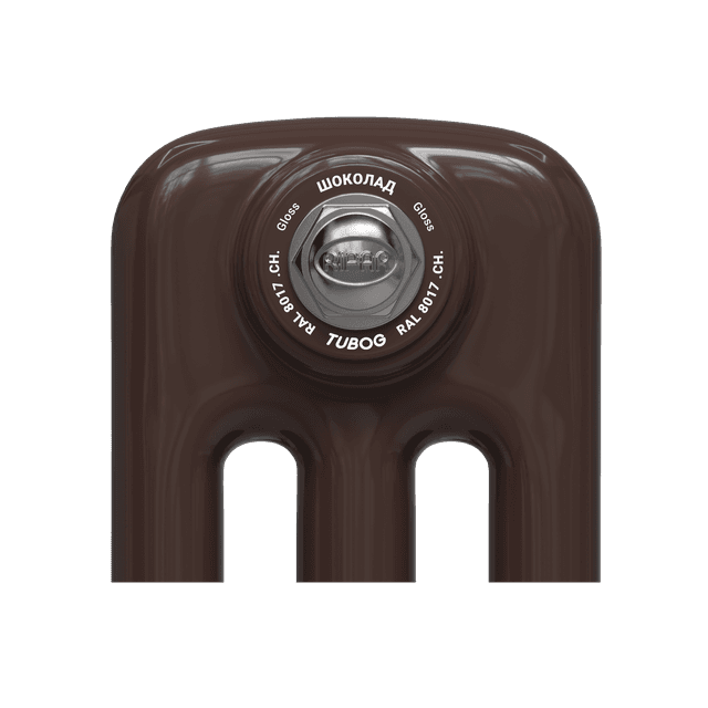Образец цвета радиатора Rifar Tubog СH RAL 8017 Gloss Шоколад